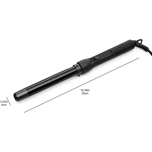 Керамічні щипці для завивки Amazon Basics PTC, 2.5 см - чорні, один розмір - фото 5