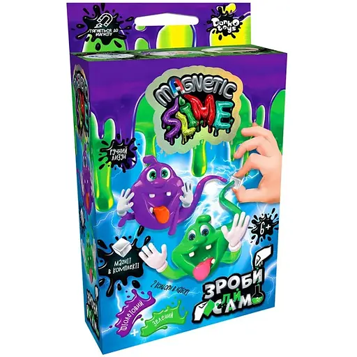 Набір для проведення дослідів Danko Toys Crazy Slime Magnetic SLM-Mg-02-01U,02U міні безпечний вид 2