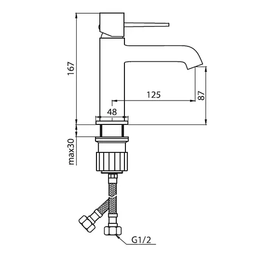 Змішувач для раковини DAMIXA Sirius 860210000 - фото 3