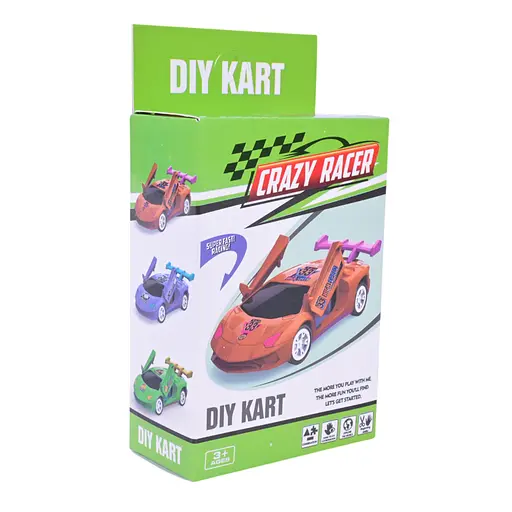 Іграшка збірна модель, 6 кольорів, двері відкриваються, 8x4x14 см, 589-18