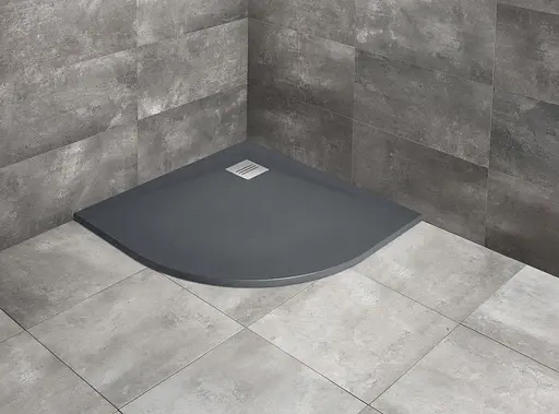 Душовий піддон Radaway Kyntos A 90x90 антрацит HKA9090-64 - фото 4