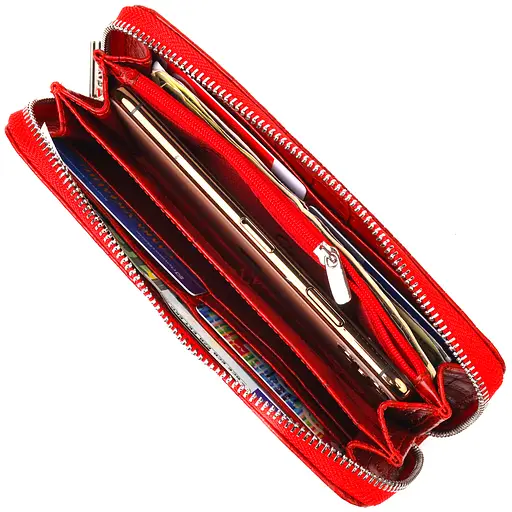 Женский кожаный кошелек Canpellini 19х9.5х2.5 см acs0025129 - фото 5