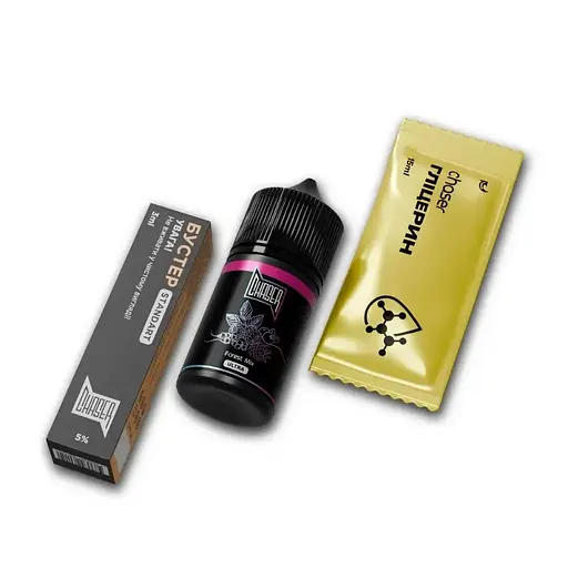 Набор компонентов для самозамеса солевой заправки CHASER Black Ultra 30 мл FOREST MIX Ягодный Микс, 0-50 мг (18030)