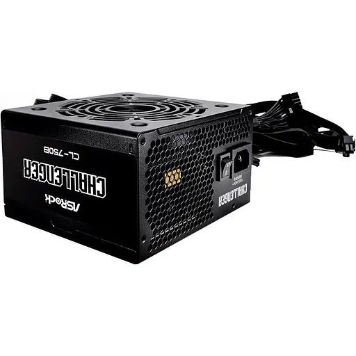 Блок живлення AsRock Challenger 750W 80+ Bronze PCIe 5.1 (CL-750B) U1 - фото 1