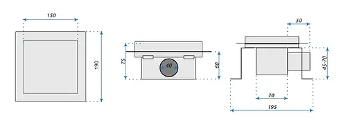 Трап для душа Rea Dots 15x15 nickiel brushed REA-G6203 - фото 6