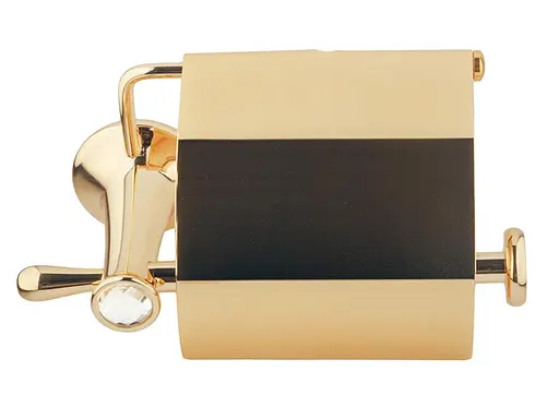 Держатель для туалетной бумаги Kugu Bavaria 311G Золотой - фото 3