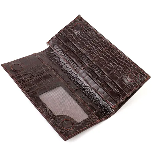 Мужской кожаный кошелек Canpellini 9х18.8х1 см acs0025601 - фото 3