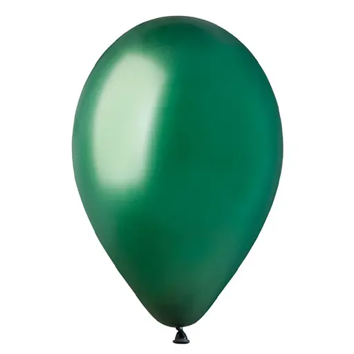 Шарик воздушный латексный 30 см (100) темно-зеленый, матовый, IDEA7-DL-008