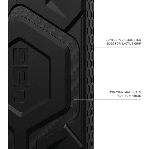 Оригінальний протиударний чохол UAG Monarch для Samsung Galaxy S24 Ultra (6.8") Carbon Fiber 214415114242 - фото 10