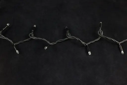 Гірлянда вулична на ялинку Нитка з мерехтінням 20 метрів Тепле світло 200 LED від мережі новорічна Laplandia (ww.01.7B.200.F+) - фото 3