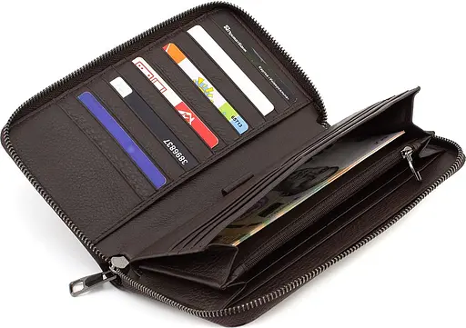 Мужской кожаный клатч Marco Coverna 21х12х2,5 см sum0023144 - фото 5