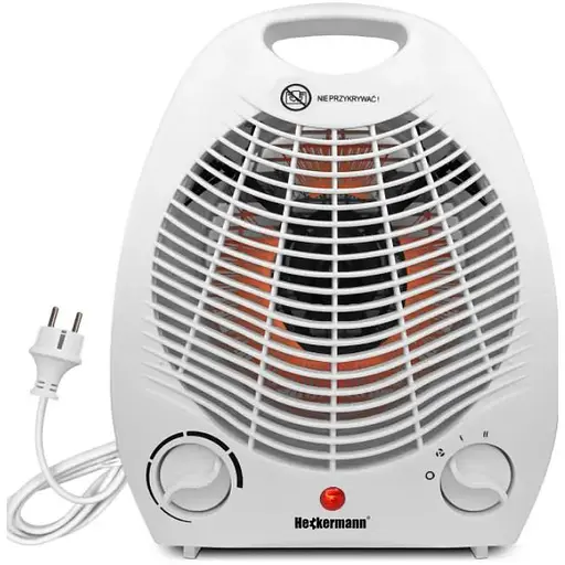 Тепловентилятор обогреватель 2в1 Heckermann 2000 Вт