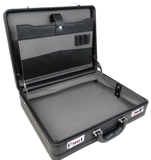 Классический кейс Portfolio из эко кожи черный sum0028874 - фото 8