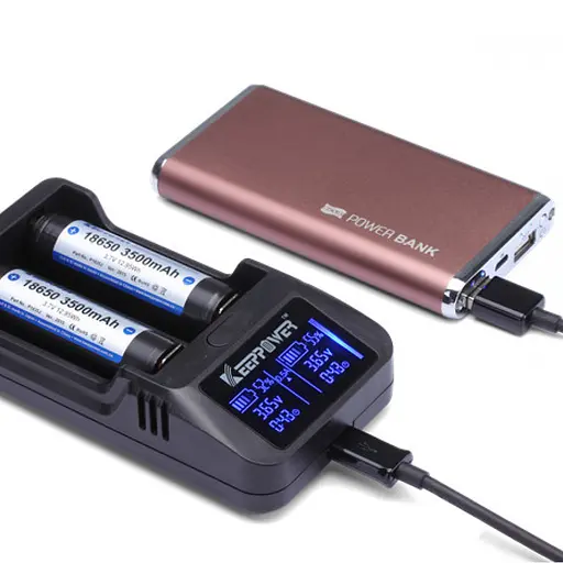 Универсальное зарядное устройство Keeppower L2 plus с дисплеем (2 канала) - фото 10