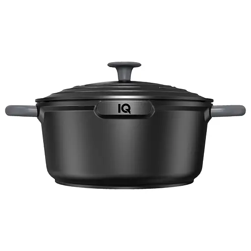 Каструля IQ Be Creative алюмінієва з кришкою 20 см 2.4 л (IQ-2047-20) - фото 2