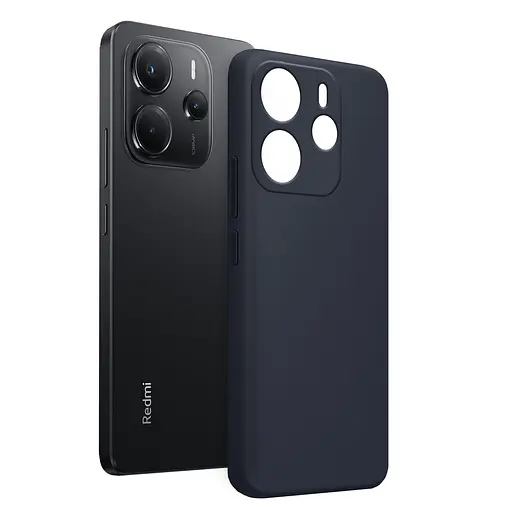 Чохол MAKE Xiaomi Redmi Note 14 4G Silicone Black - фото 4