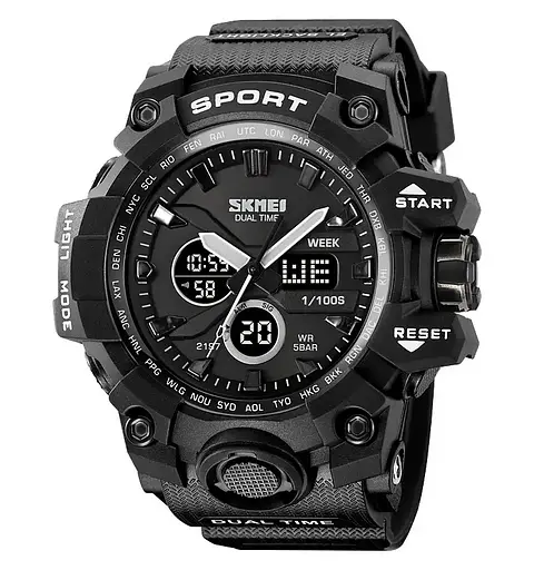 Часы мужские наручные спортивные Skmei 2197 Черный