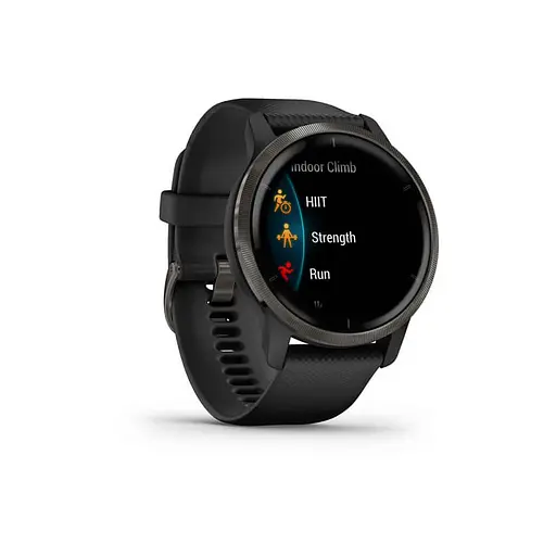 Смарт-часы Garmin Venu 2 Slate Stainless Steel Bezel with Black Case and Silicone Band (010-02430-11/01) - фото 4