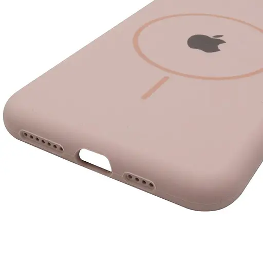Чохол Epik Silicone Case Full Protective AA with MagSafe для Apple iPhone 11 Pro Max 6.5 Рожевий/Pink Sand - фото 5