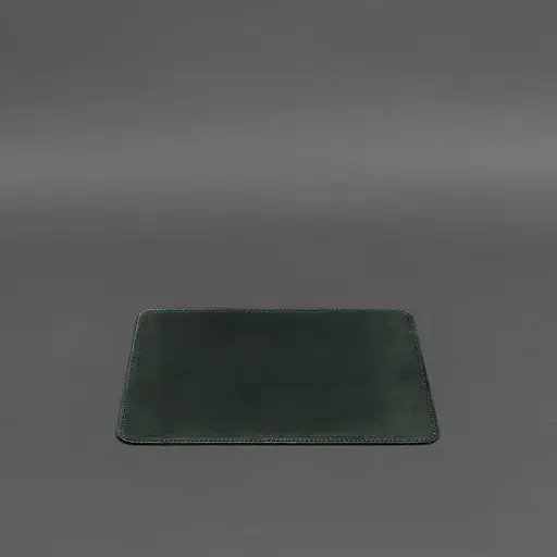 Килимок для мишки  BlankNote Crazy Horse з натуральної шкіри 1.0 зелений - фото 2