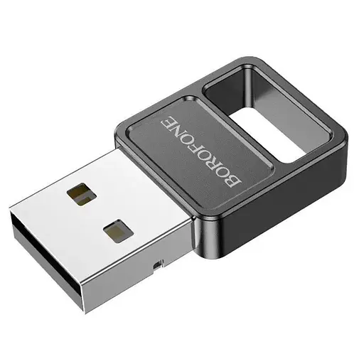 Bluetooth адаптер Borofone DH8 USB Black - фото 4