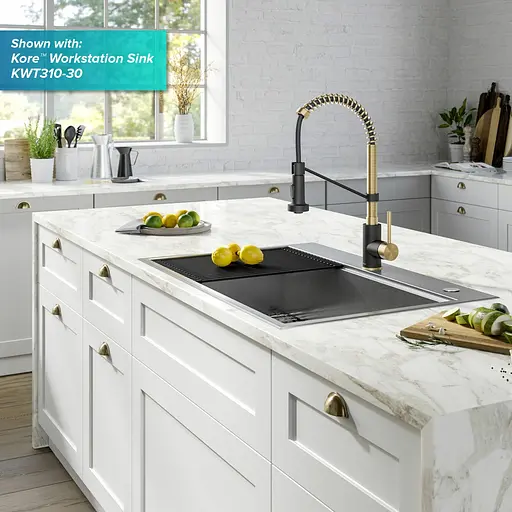 Смеситель для кухни Kraus Bolden KPF-1610SFACBMB Бронза - фото 9