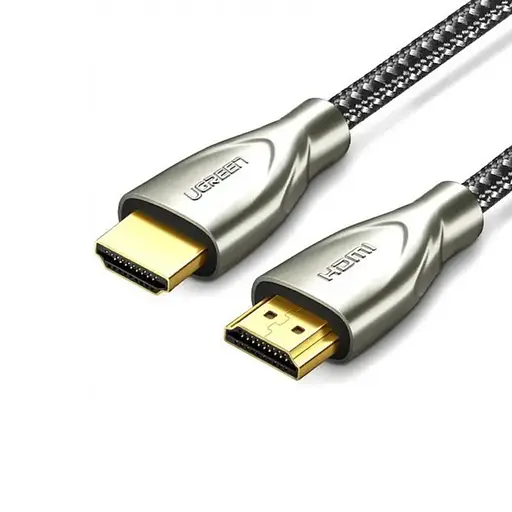 Кабель HDMI - HDMI Ugreen HD131 Carbon Fiber Zinc Alloy 3 метри сірий - фото 1