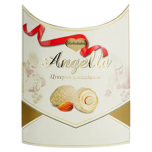 Конфеты Shokoladno Angella с цельным миндалем 195 г  
