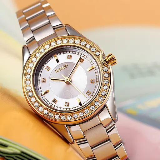 Наручний годинник жіночий 1534GDSI Gold-Silver Skmei acs0030695 - фото 5