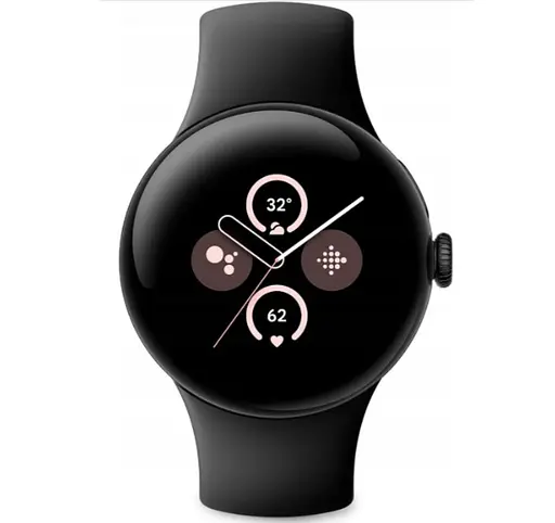 Смарт-часы Google Pixel Watch 2 41 mm LTE Matte Black Aluminum Case/Obsidian Active Band - фото 3