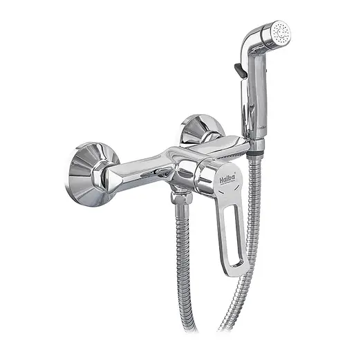 Змішувач для гігієнічного душу зовнішнього монтажу Haiba Adel 024 HB3980, Хром - фото 1