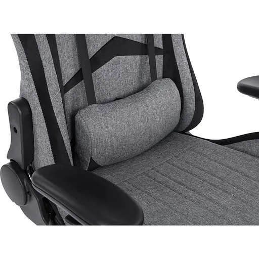 Геймерское кресло GT Racer X-2534-F Fabric Gray/Black Suede [121429] - фото 9
