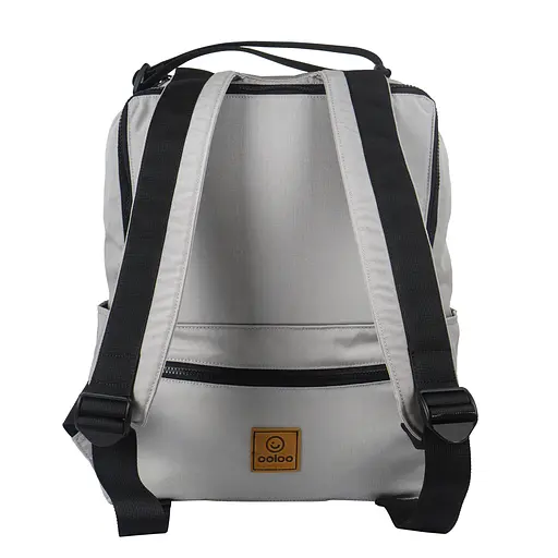 Рюкзак-антикрадій OOLOO Кенгуру mini 40x30x12 см, світло-сірий 2649 - фото 3