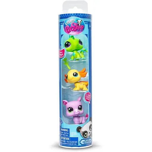 Игровой набор Littlest Pet Shop 00557 Настроение дикой природы аксессуары и 3 фигурки