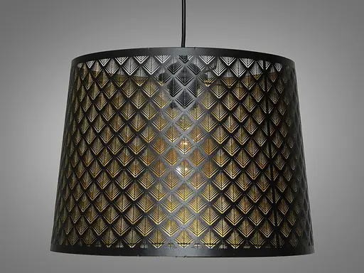Новинка светильник подвес в стиле Лофт "Геометрия", черного цвета - фото 1