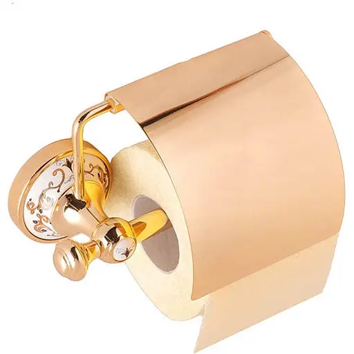 Держатель для туалетной бумаги Kugu Medusa 711G Золотой - фото 1