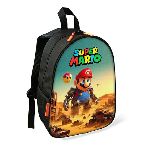 Рюкзак Супер Марио детский школьный/городской 34х27х13 см для мальчика (02457)