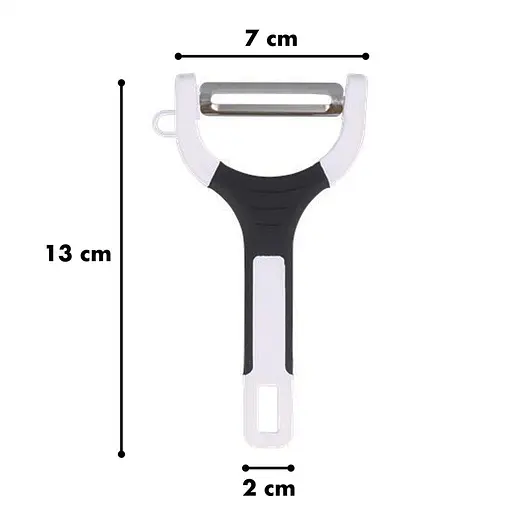 Набор ножей-экономок для чистки овощей 2 шт. в наборе Голубой 84664 - фото 3