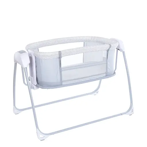 Кроватка-люлька Mastela 8902 с пультом управления серый - фото 2