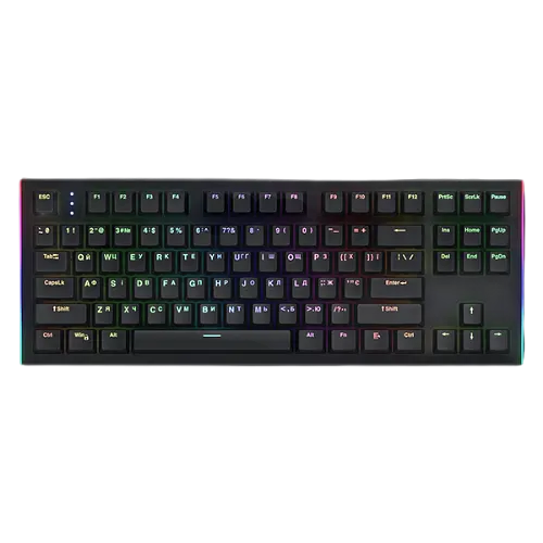 Клавіатура Hator Gravity X Orange RGB Black (HTK550UA)