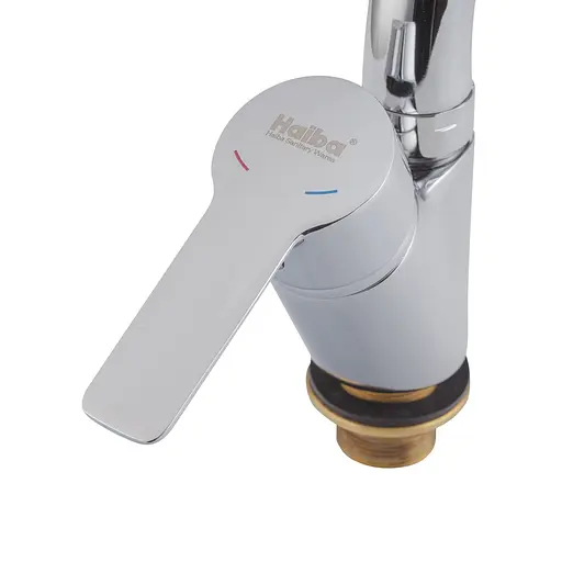 Змішувач для умивальника Haiba Marco 001 Turn HB4010 Хром - фото 6