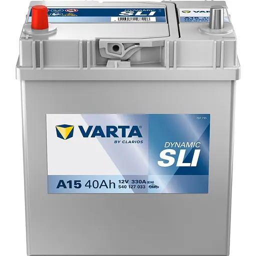 Аккумулятор Varta Blue Dynamic/SLI 40Ah ASIA (+/-) ТК 330EN A15, 187 х 127 х 225 мм