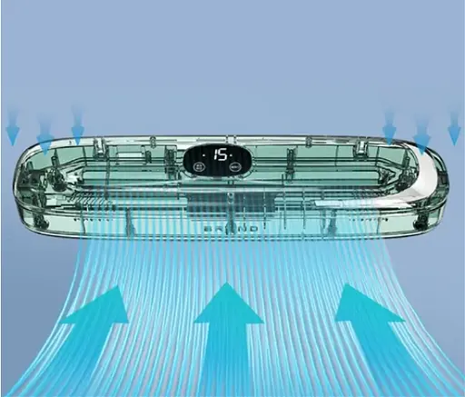 Вакуумный упаковщик Vacuum Sealer пищевых продуктов с дисплеем, работающий от сети 90 Вт Белый - фото 6