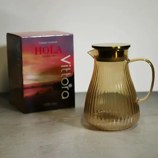 Кувшин стеклянный Vittora Hola 1.5 л VT-5904-1500 (135074) - фото 4