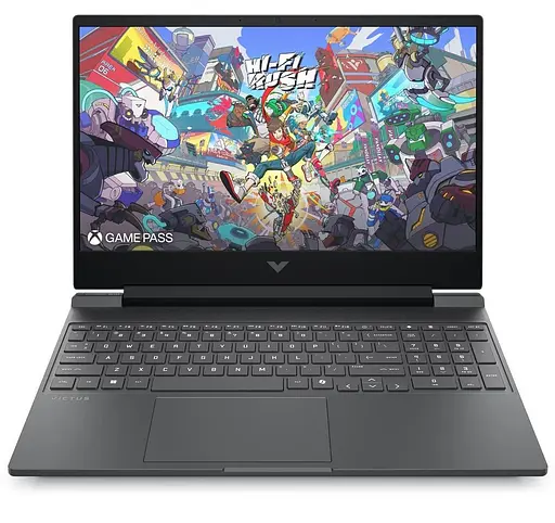 Ноутбук HP 15.6 Victus 15-fa2108ua FHD IPS AG/Intel i5-14450HX/24GB/512SSD/RTX 4050 6GB/DOS/Gray (D3XT5EA) - фото 1