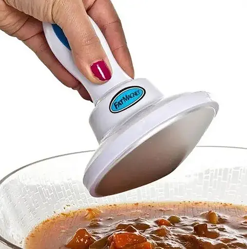 Пристрій магніт для збору жиру з поверхні їжі жировловлювач Handy Gourmet Fat, Kitchen Master 85829 - фото 2