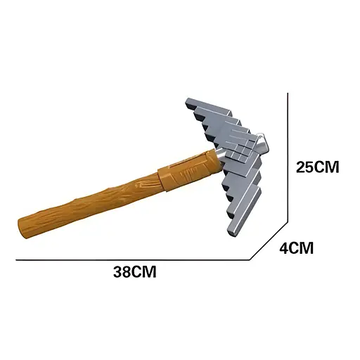 Кирка железная Minecraft 38 х 25 х 4 см (330A-1) - фото 3