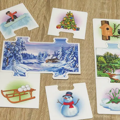 Настольная игра "Времена года" 0567 от 3 лет - фото 5