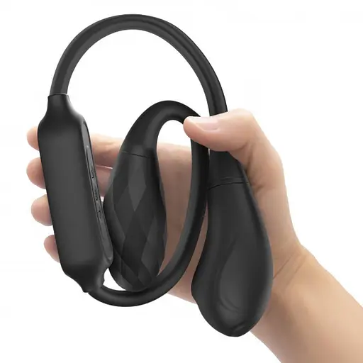 Двосторонній вібромасажер Dorcel Dual Explorer 55.7 см чорний - фото 4