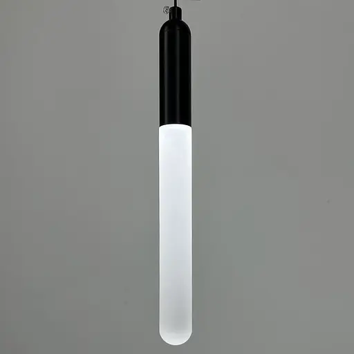 Світильник із підвісною матовою паличкою у чорному корпусі 30х3 см | Арт. A271-30*300 BK | Line F - фото 3